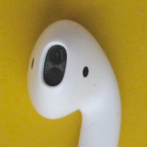 AirPodsのどアップ