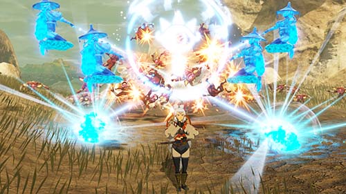 ゼルダ無双 厄災の黙示録 プレイ画面