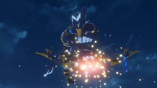 ゼルダ無双 厄災の黙示録 プレイ画面