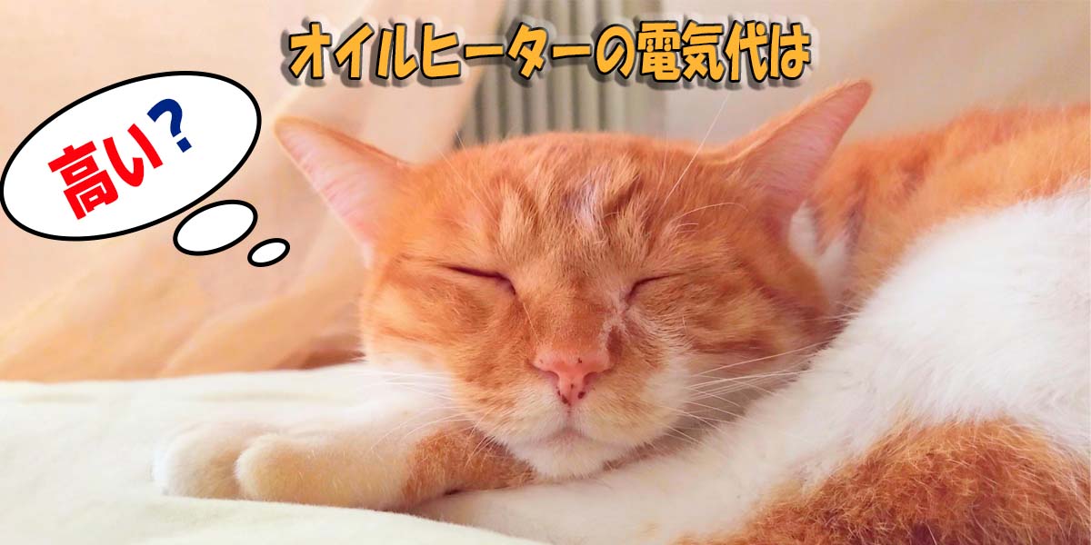 オイルヒーターの電気代は高い?