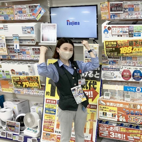 大和店 季節家電リーダー　西川さん