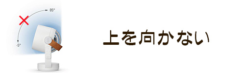注意点2.360°首振りでも上を向かないことがある