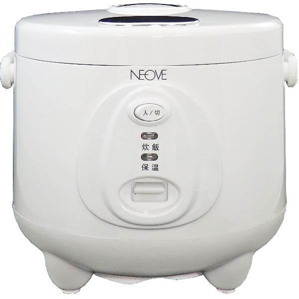 NEOVE ネオーブ 炊飯器【3合/マイコン/ホワイト】 RRS-AT30WT