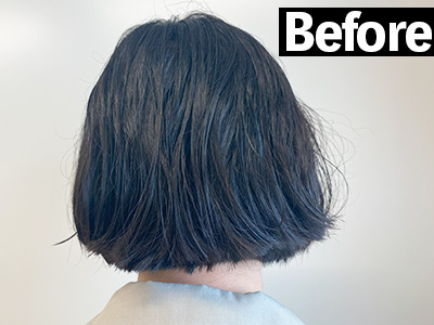 後ろ姿 Before