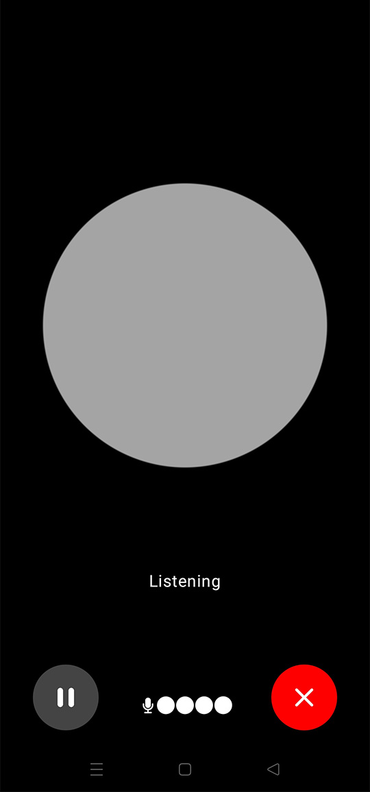 スマホ 音声会話