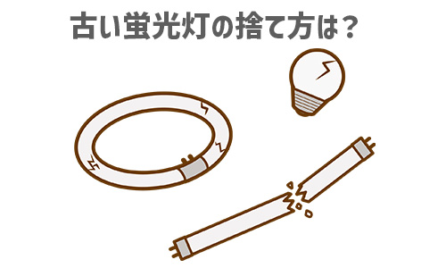古い蛍光灯の捨て方は?