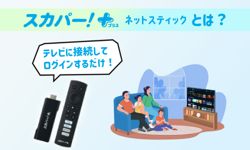 スカパー!+(プラス)ネットスティックとは?