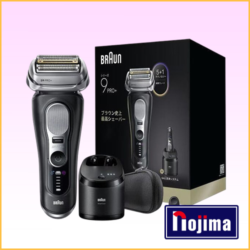 BRAUN メンズシェーバー シリーズ9 Pro+ 4枚刃 洗浄器付き マットブラック 9660cc