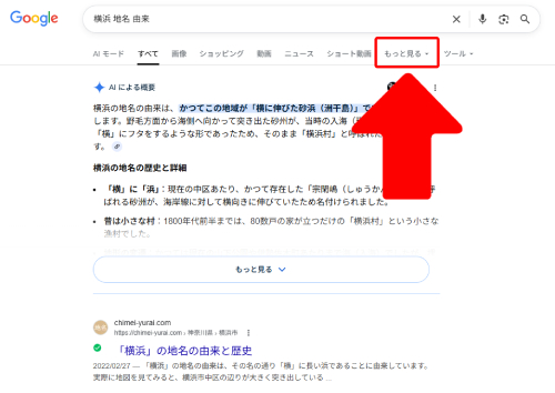 「もっと見る」を選択