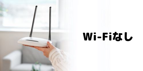 Wi-Fiなし