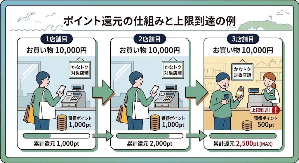 ポイント還元率と付与上限