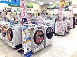 洗濯機コーナー