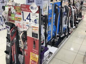 お掃除家電コーナー