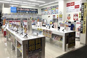 携帯電話コーナー(実機あります)