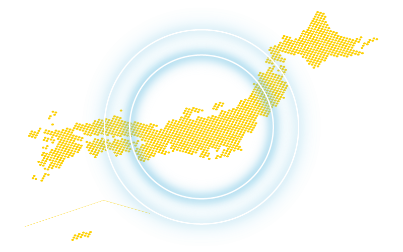 日本地図エリア