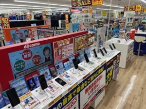 携帯電話コーナー